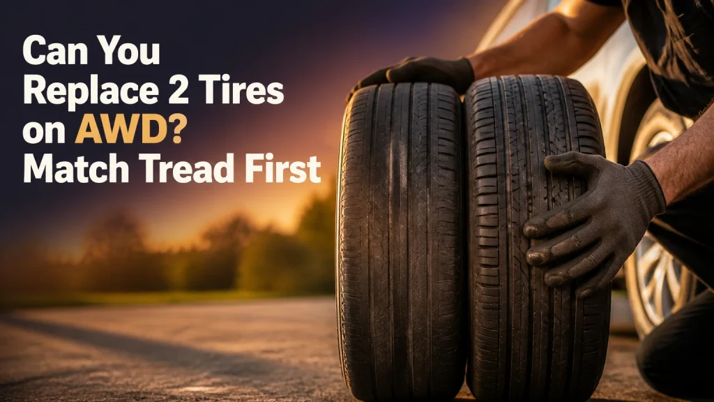 can you replace 2 tires on awd