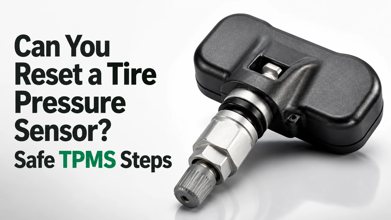 can you reset a tire pressure sensor