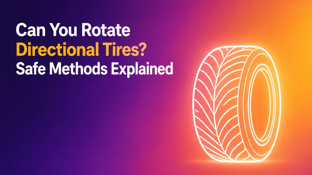 can you rotate directional tires