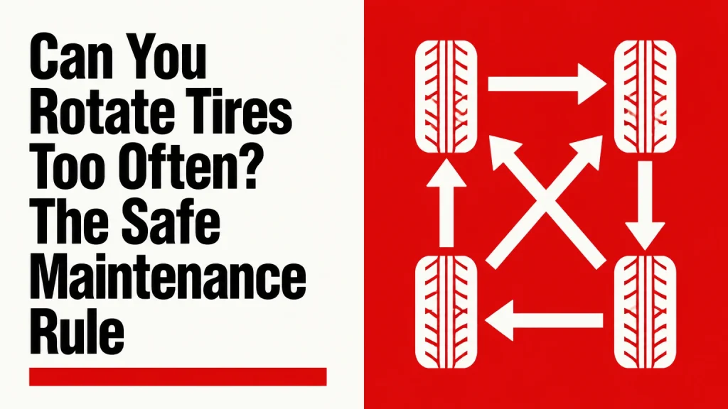 can you rotate tires too often