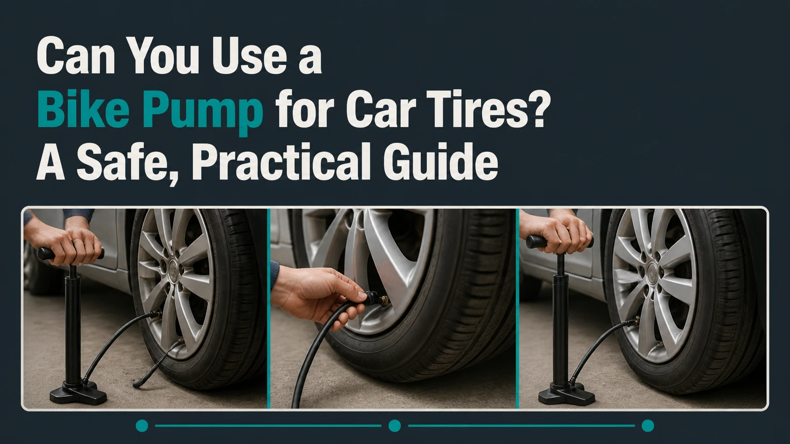 can you use a bike pump for car tires