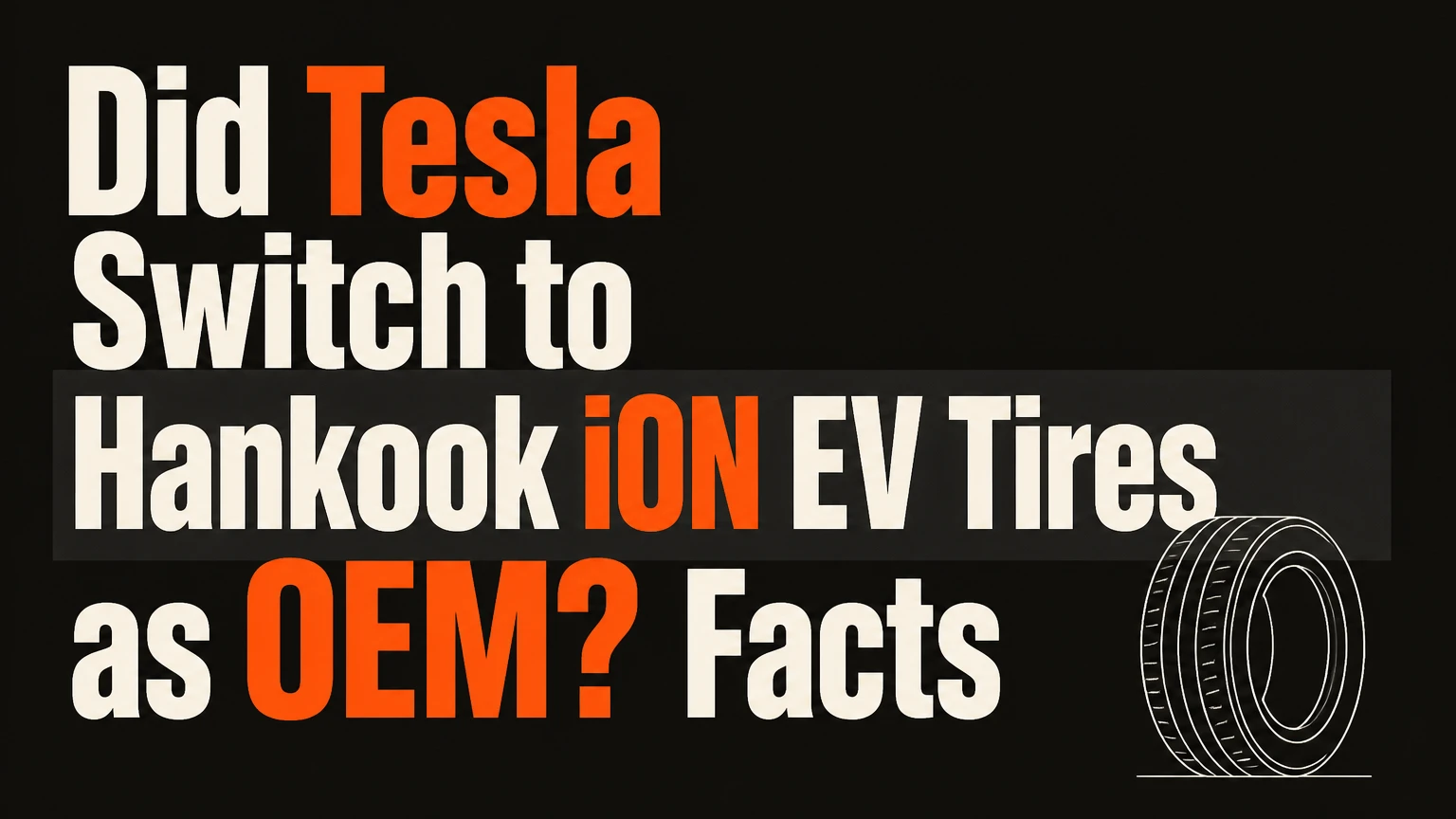did tesla switch to hankook ion ev tires as oem