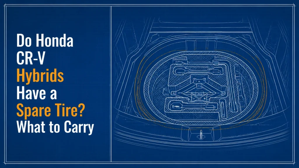do honda cr v hybrids have a spare tire