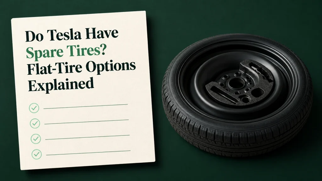 do tesla have spare tires