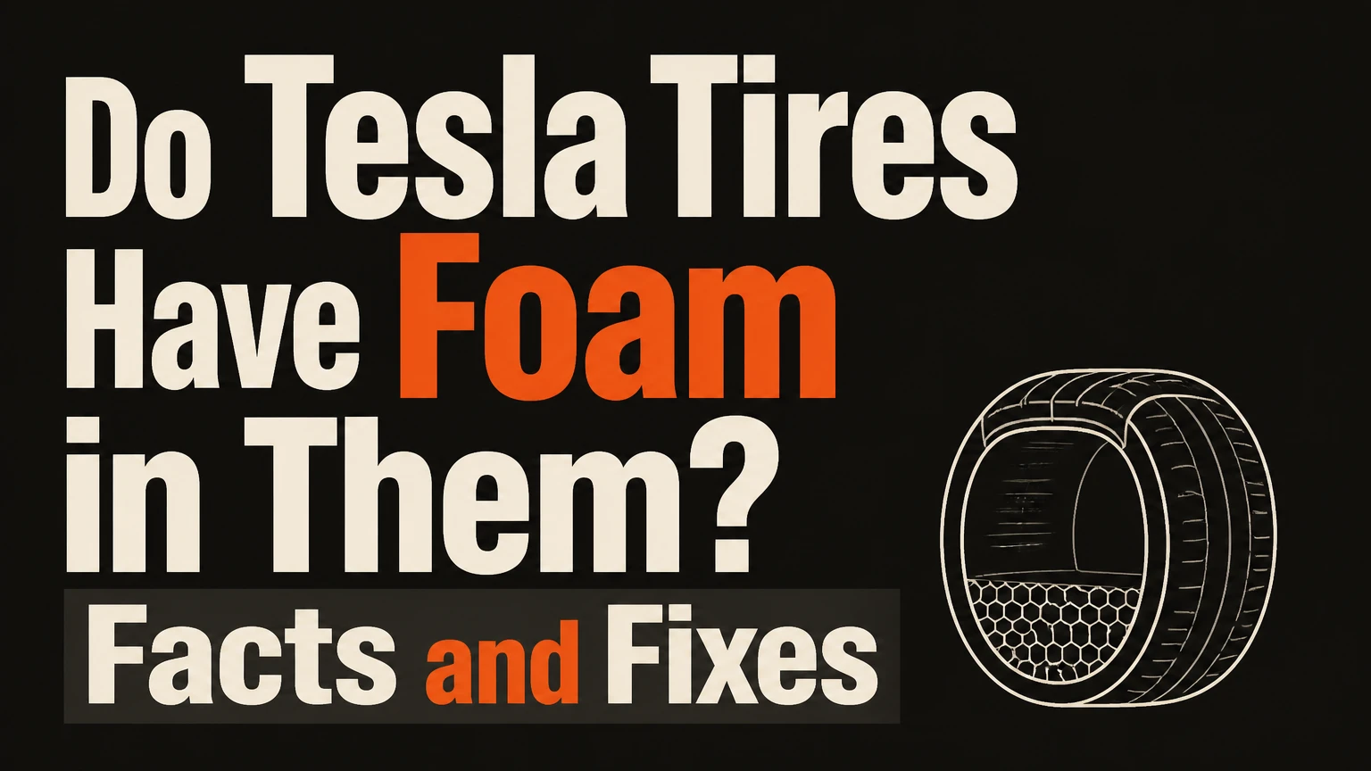 do tesla tires have foam in them
