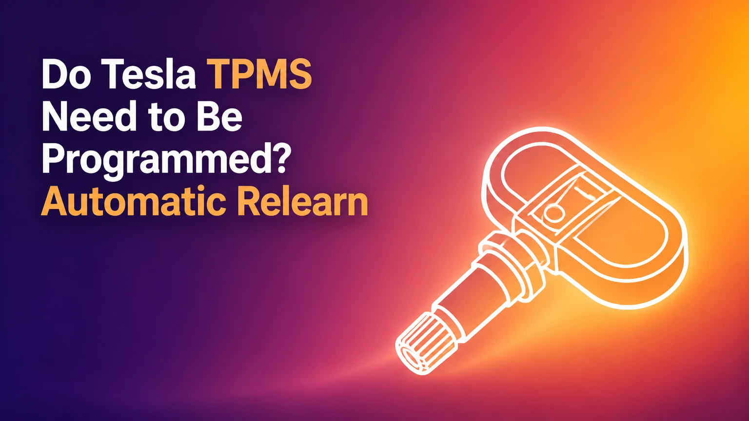 do tesla tpms need to be programmed