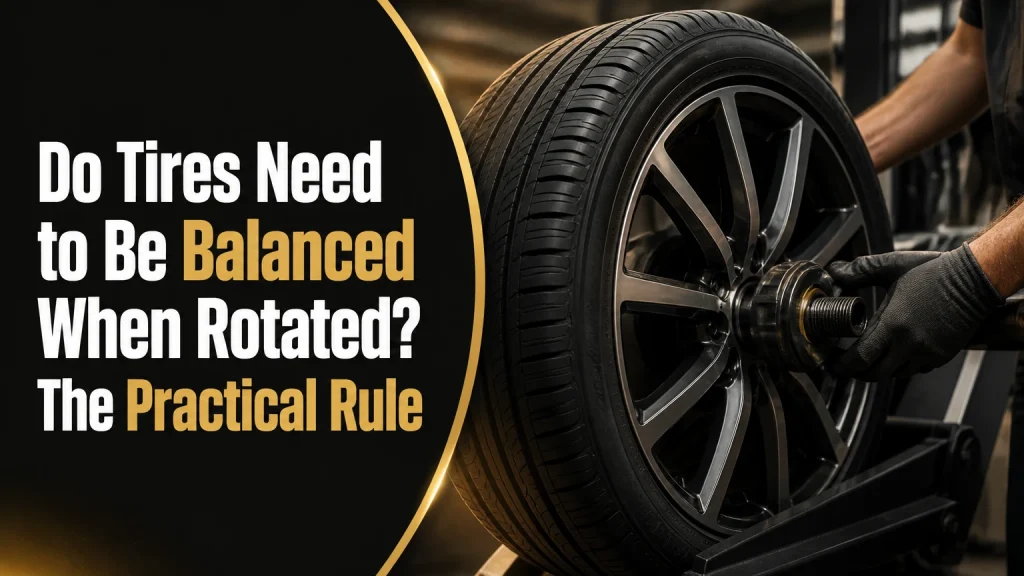 do tires need to be balanced when rotated