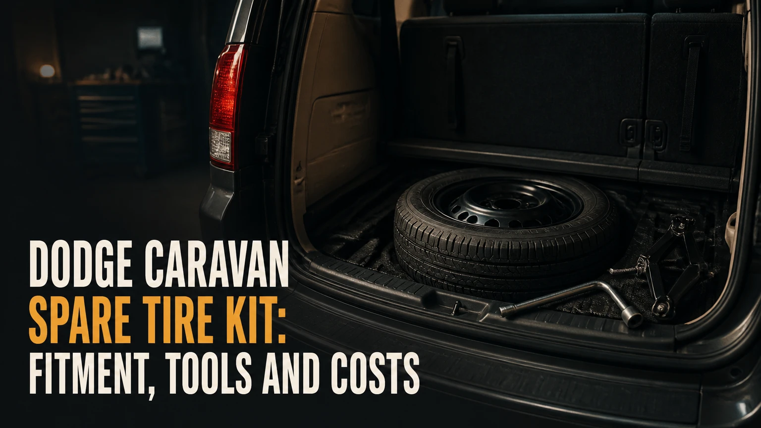 dodge caravan spare tire kit