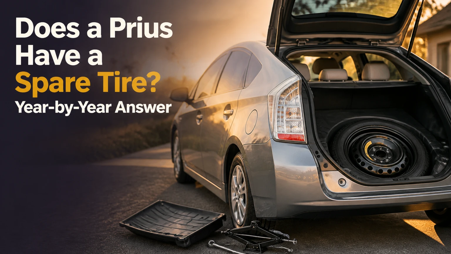 does a prius have a spare tire