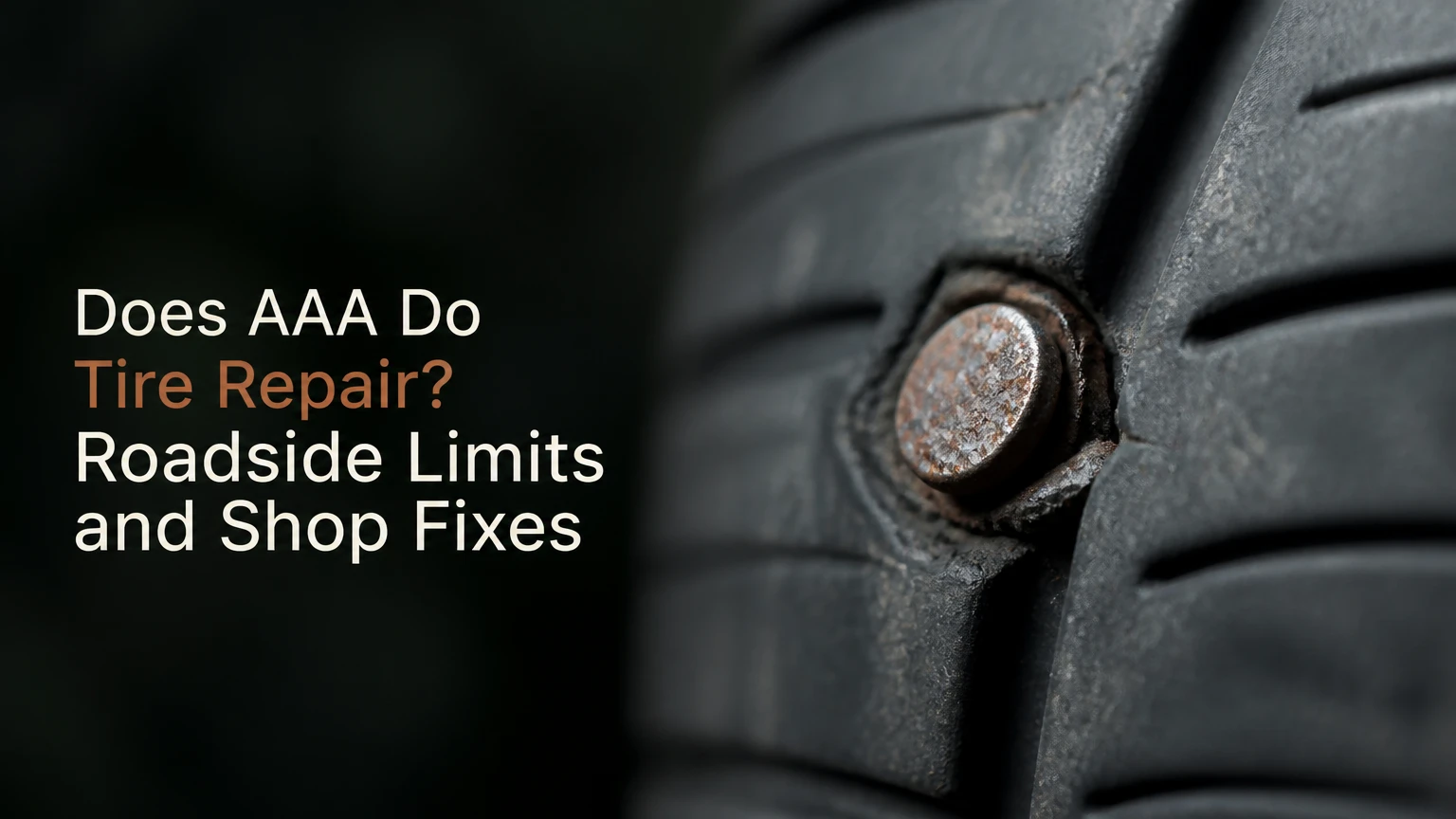 does aaa do tire repair