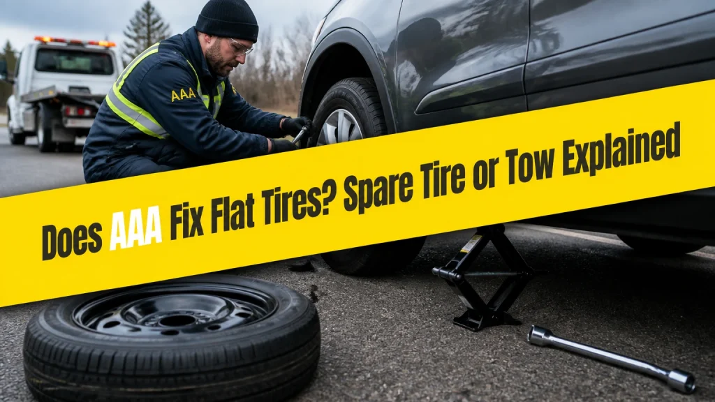 does aaa fix flat tires
