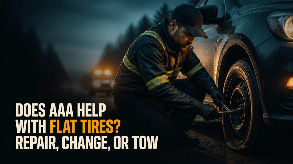 does aaa help with flat tires