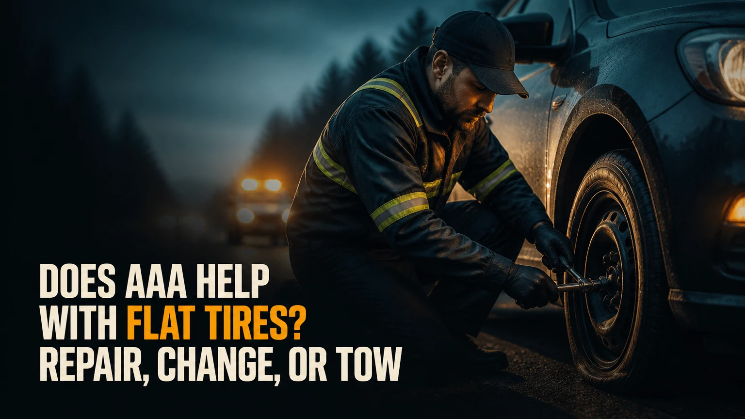 does aaa help with flat tires