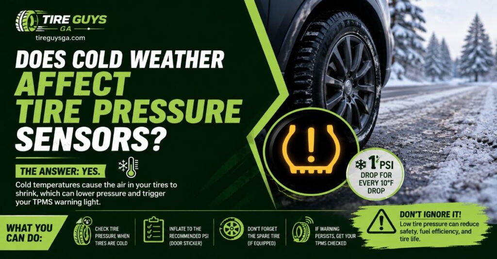 does cold weather affect tire pressure sensors