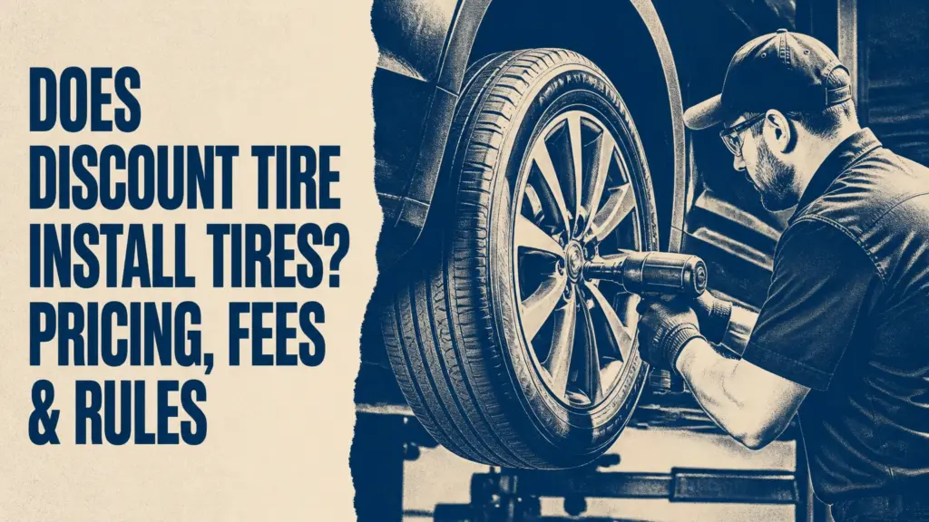Does Discount Tire Install Tires? Pricing, Fees & Rules