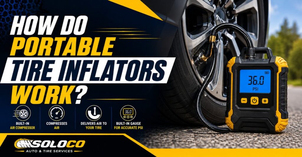 how do portable tire inflators work