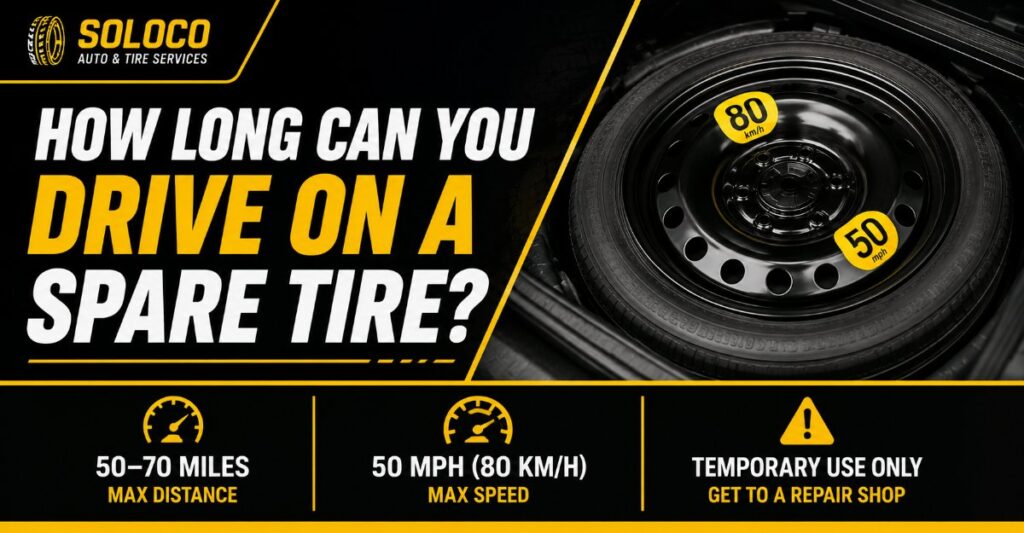 how long can you drive on a spare tire