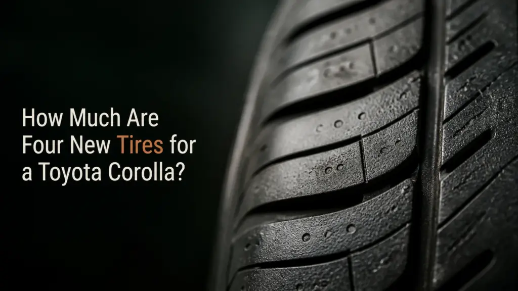 How Much Are Four New Tires for a Toyota Corolla?