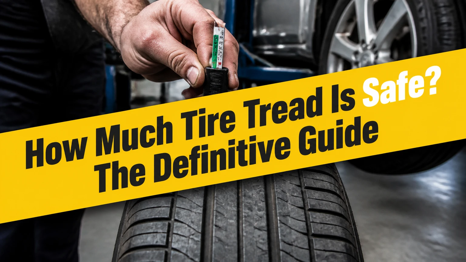How Much Tire Tread Is Safe? The Definitive Guide