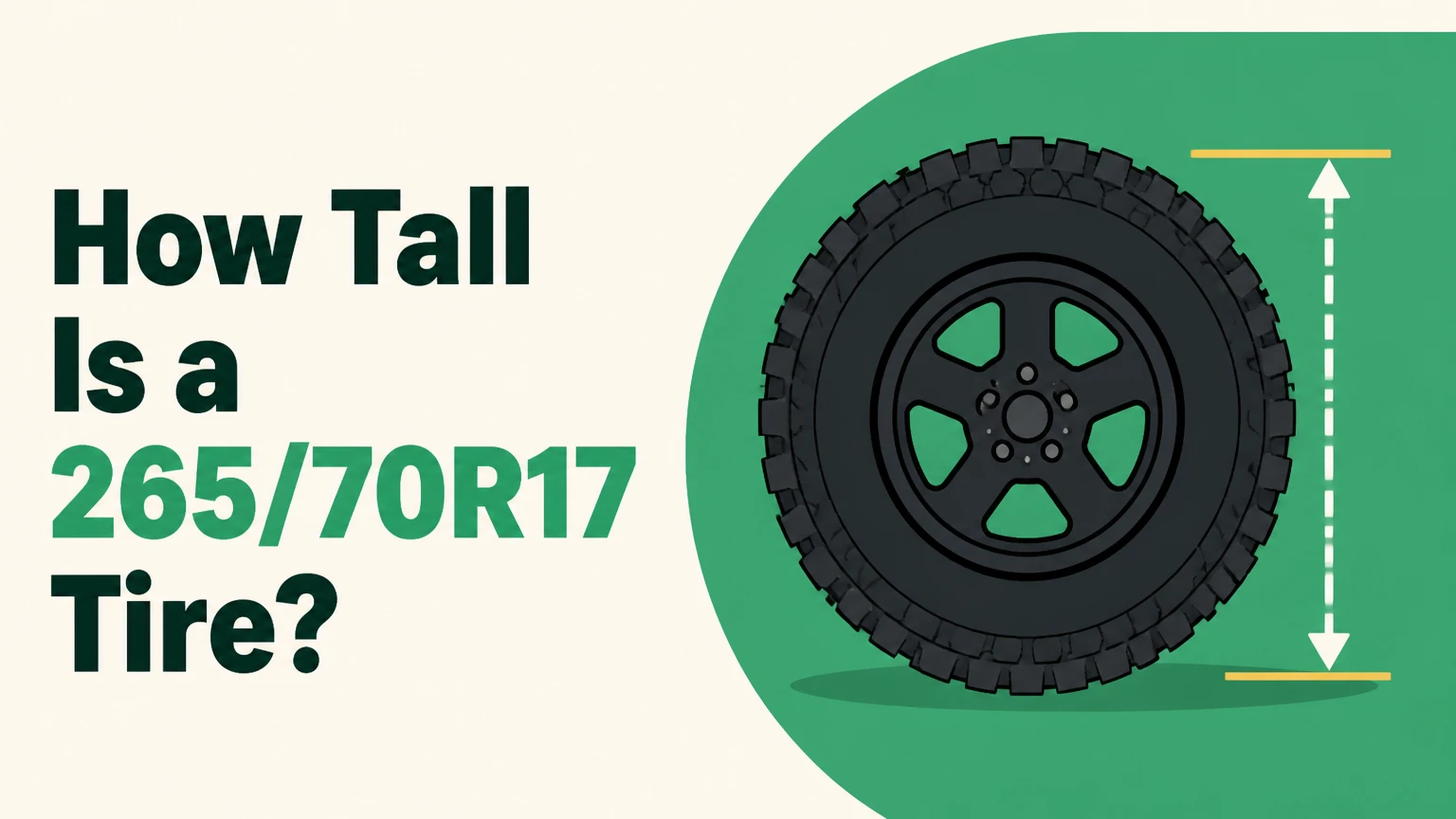 How Tall Is a 265/70R17 Tire?
