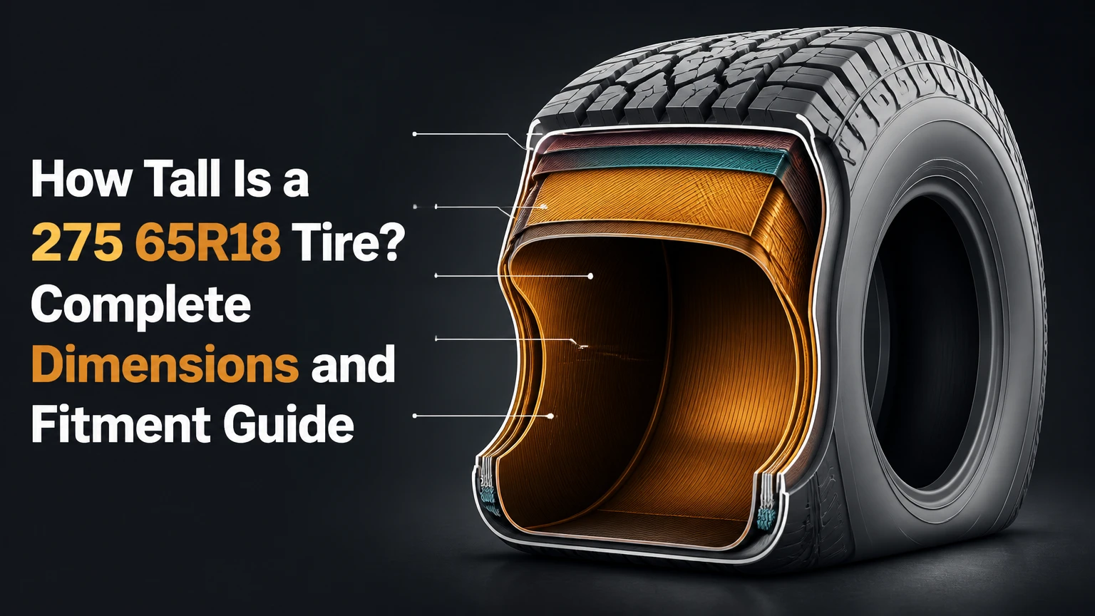 How Tall Is a 275 65R18 Tire? Complete Dimensions and Fitment Guide
