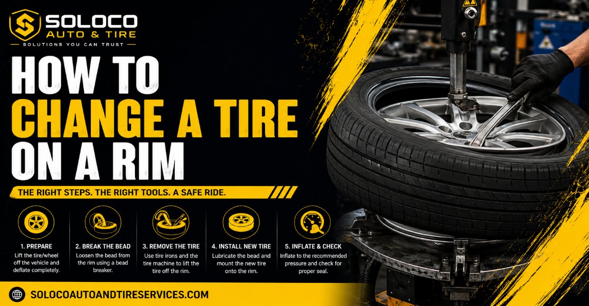 how to change a tire on a rim
