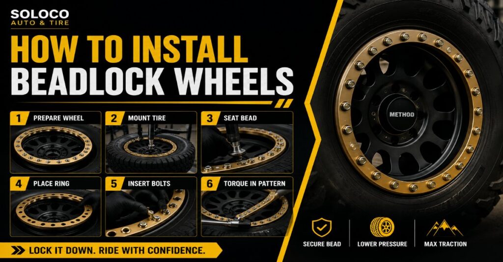 how to install beadlock wheels