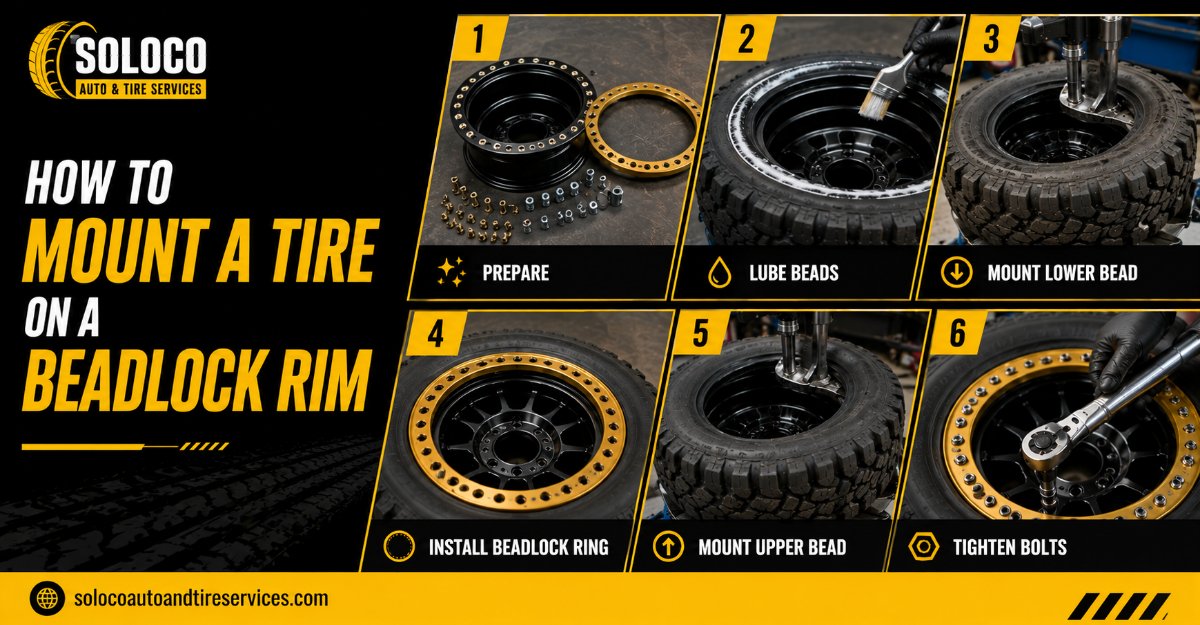 how to mount a tire on a beadlock rim