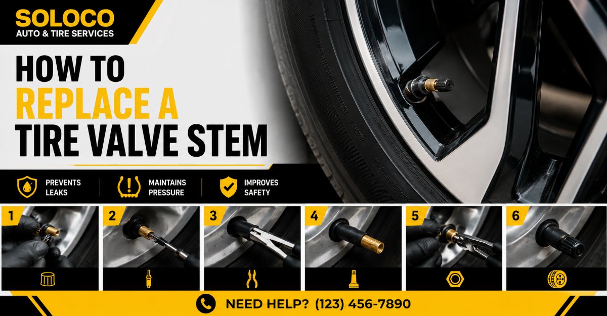 how to replace a tire valve stem