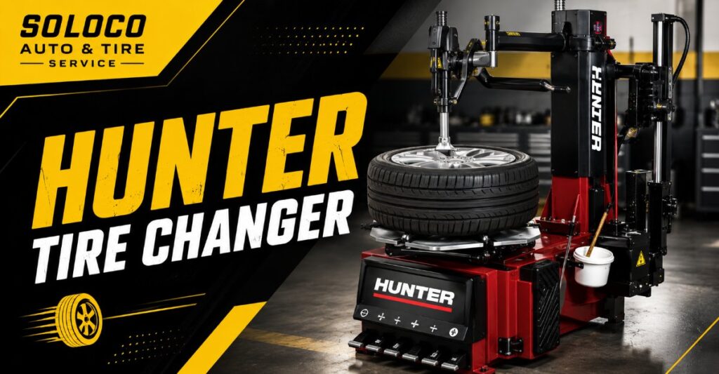hunter tire changer machine