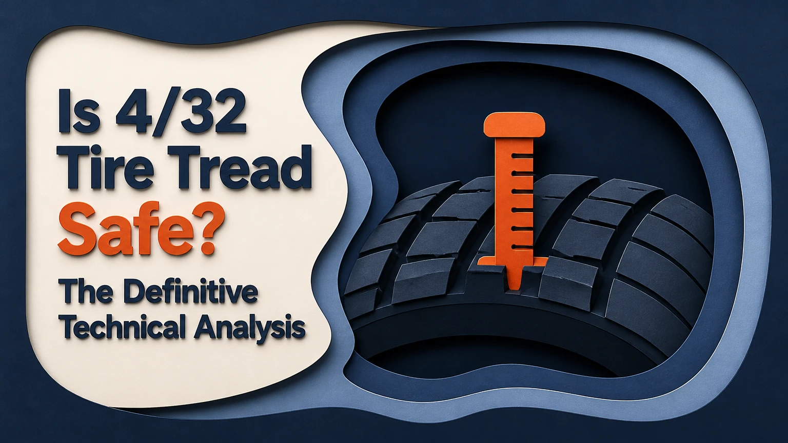 Is 4/32 Tire Tread Safe? The Definitive Technical Analysis
