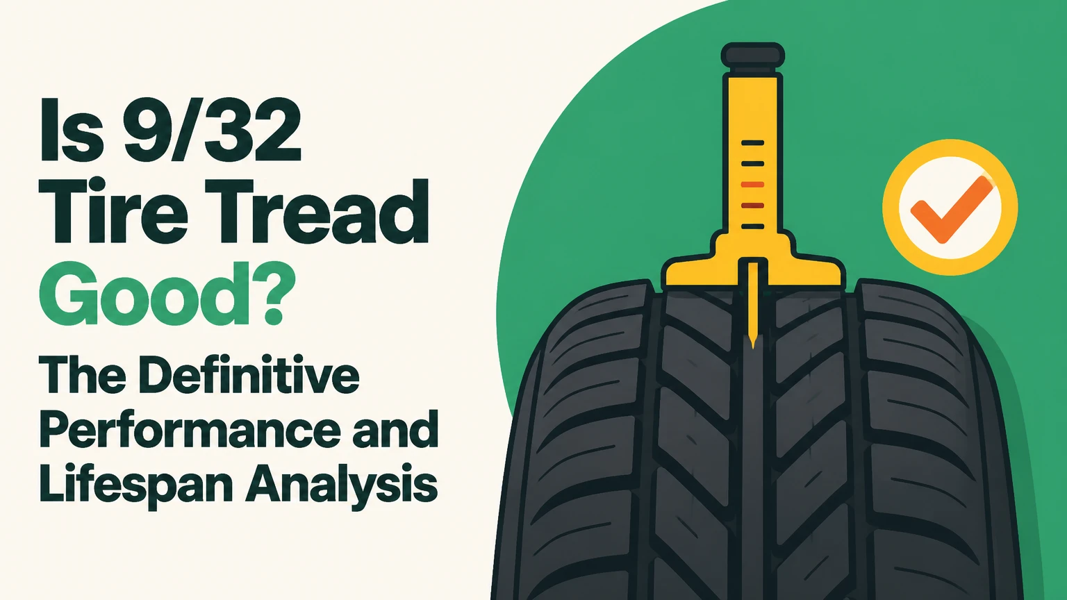 Is 9/32 Tire Tread Good? The Definitive Performance and Lifespan Analysis