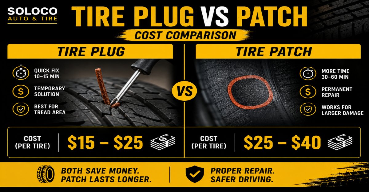 tire plug vs patch cost