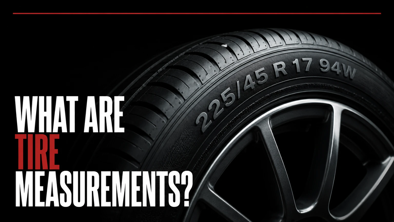 What Are Tire Measurements?