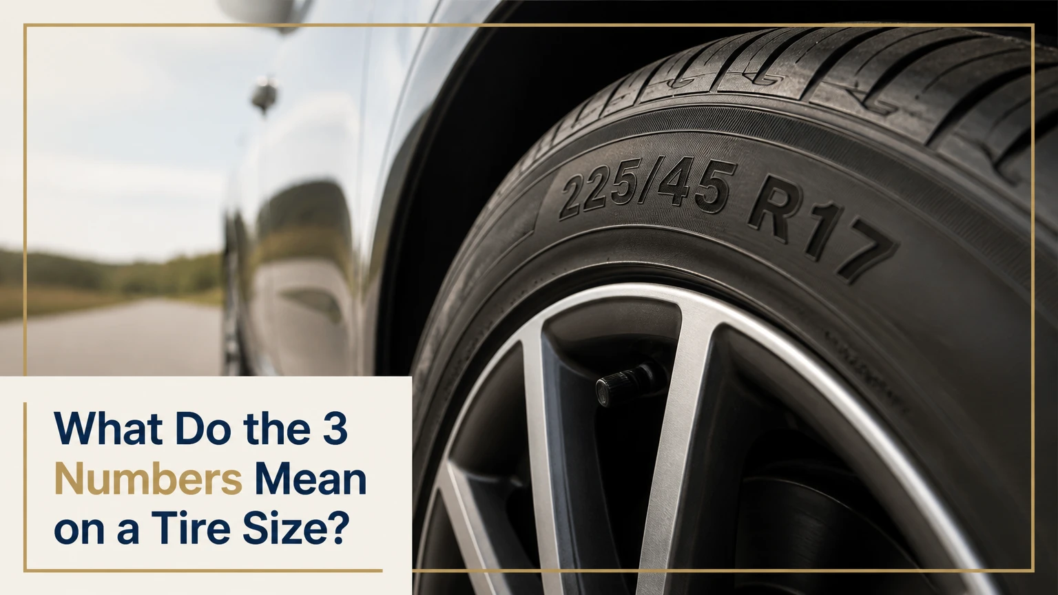 What Do the 3 Numbers Mean on a Tire Size?