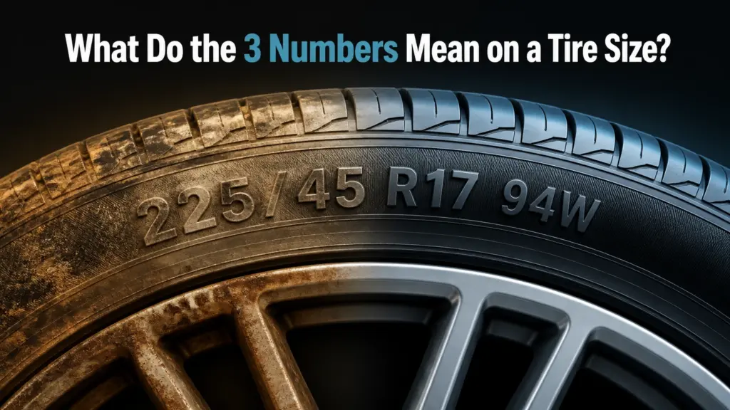 What Do the 3 Numbers Mean on a Tire Size?
