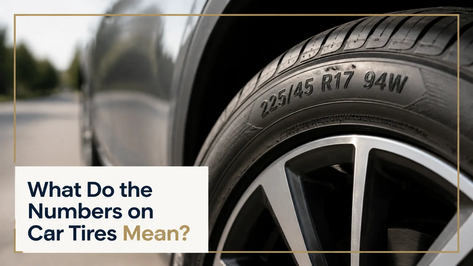 What Do the Numbers on Car Tires Mean?