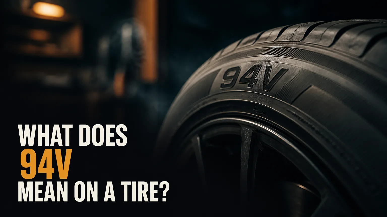 What Does 94V Mean on a Tire?