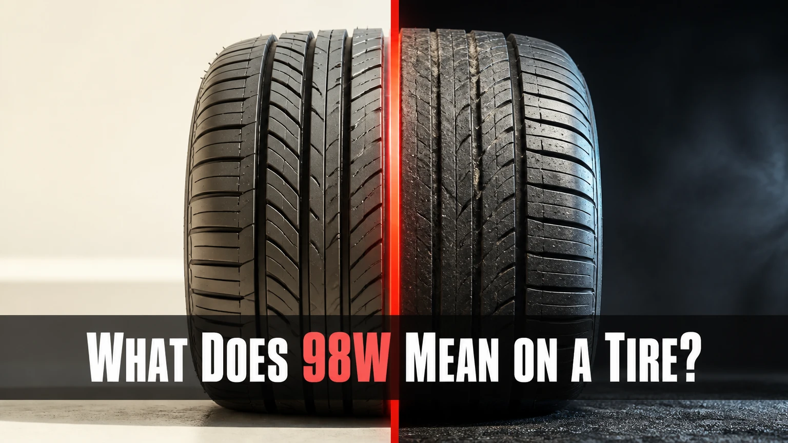 What Does 98W Mean on a Tire?