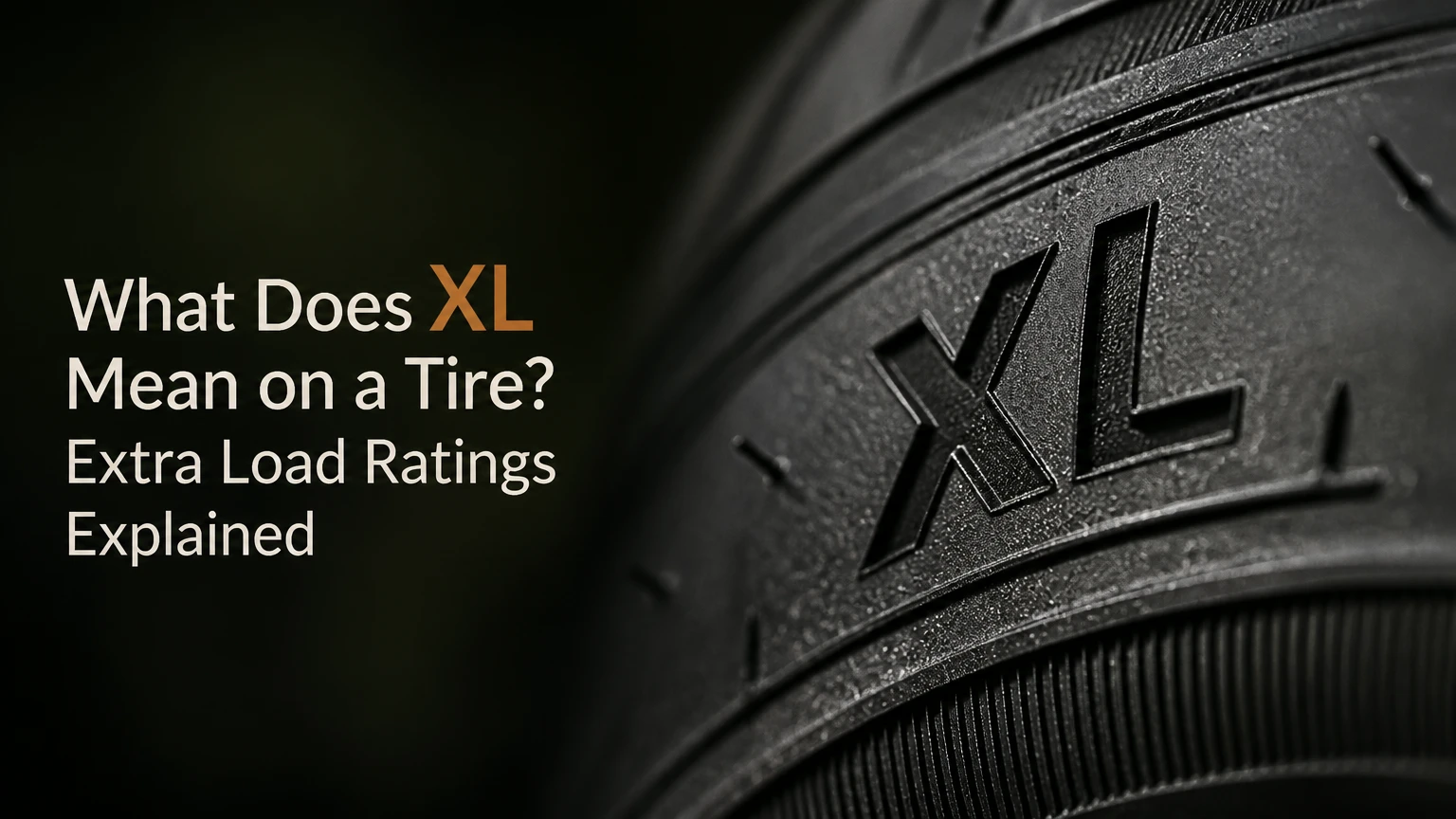 What Does XL Mean on a Tire? Extra Load Ratings Explained