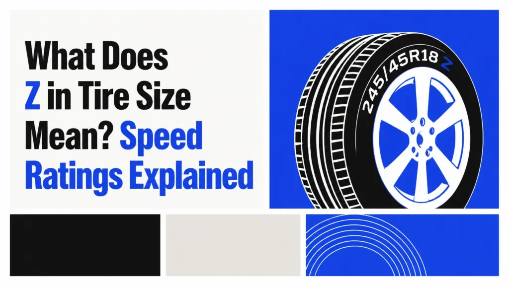 What Does Z in Tire Size Mean? Speed Ratings Explained