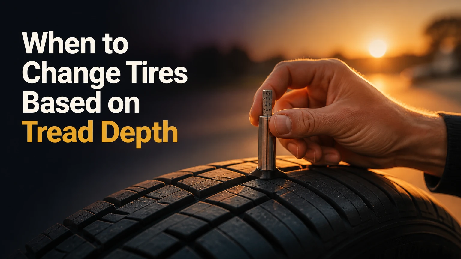When to Change Tires Based on Tread Depth