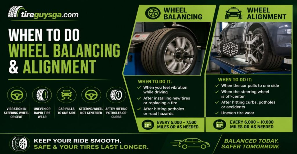 when to do wheel balancing and alignment