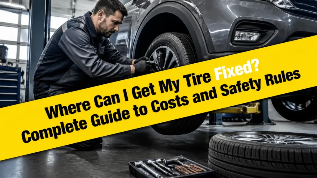 Where Can I Get My Tire Fixed? Complete Guide to Costs and Safety Rules