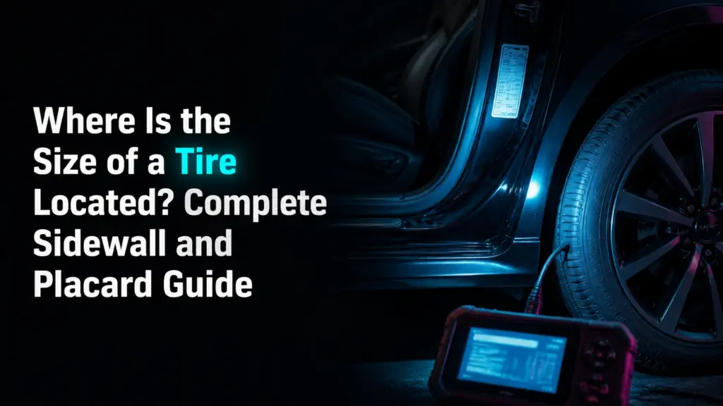 Where Is the Size of a Tire Located? Complete Sidewall and Placard Guide