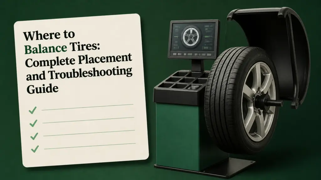 Where to Balance Tires: Complete Placement and Troubleshooting Guide