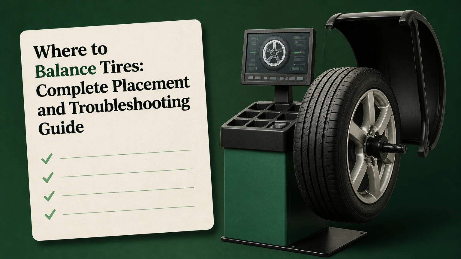 Where to Balance Tires: Complete Placement and Troubleshooting Guide