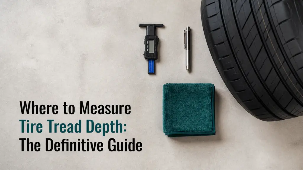 Where to Measure Tire Tread Depth: The Definitive Guide