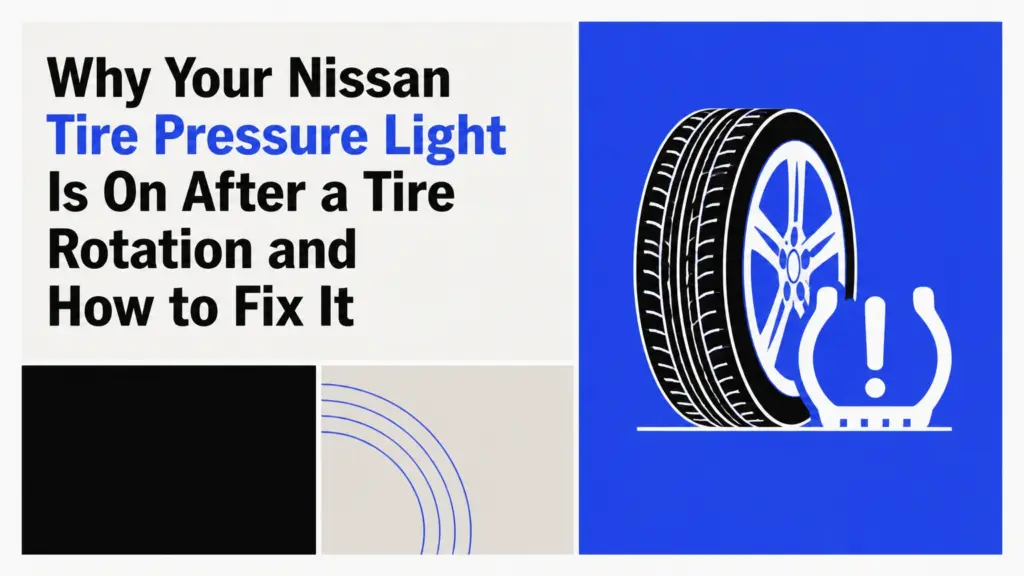 Why Your Nissan Tire Pressure Light Is On After a Tire Rotation and How to Fix It