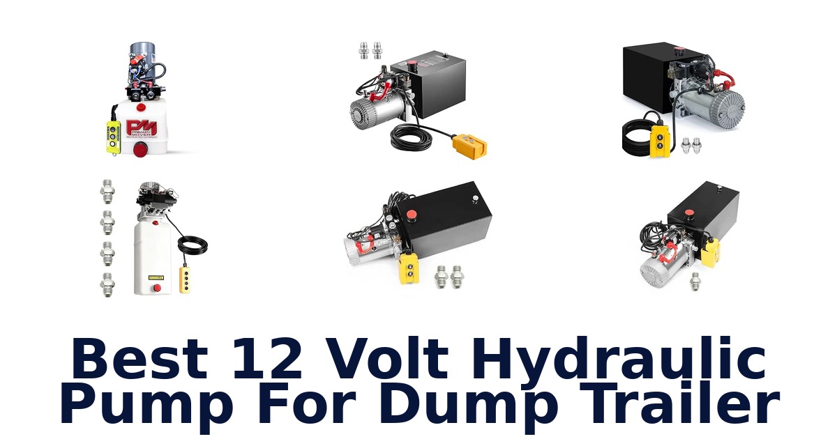 Best 12 Volt Hydraulic Pump For Dump Trailer